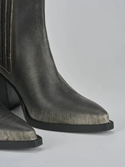 Best Stivaletto texano tacco 9 cm pelle Donna Texani|Stivaletti Tacco Alto