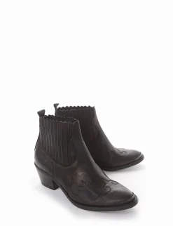 Online Stivaletto texano tacco 5cm Donna Texani