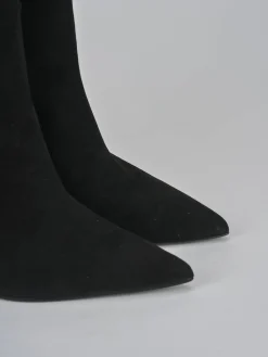 Hot Stivali tacco 10cm camoscio Donna Stivali Tacco Alto