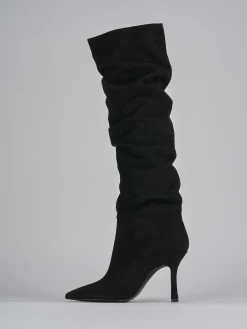 Clearance Stivali tacco 9cm camoscio Donna Stivali Tacco Alto