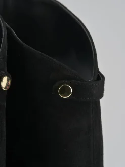 New Stivali tacco 9cm camoscio Donna Stivali Tacco Alto