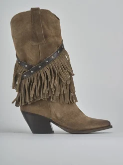 Hot Stivali tacco 9cm camoscio Donna Stivali Tacco Alto