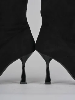 New Stivali tacco 9cm camoscio Donna Stivali Tacco Alto