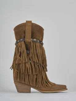 New Stivali tacco 6cm camoscio Donna Stivali Tacco Alto