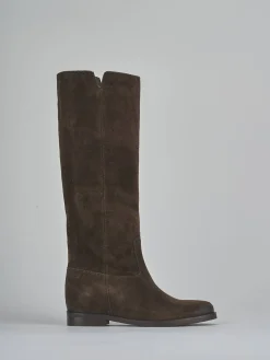 Best Stivali tacco 2cm camoscio testa Donna Stivali Tacco Basso