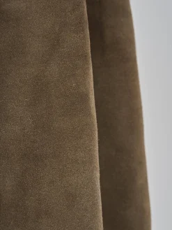 Online Stivali tacco 2cm camoscio Donna Stivali Tacco Basso