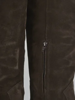 Hot Stivali tacco 6cm camoscio testa Donna Stivali Tacco Alto