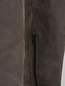 Discount Stivali tacco 2cm camoscio Donna Stivali Tacco Basso