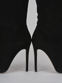 Best Stivali tacco 12cm camoscio Donna Stivali Tacco Alto