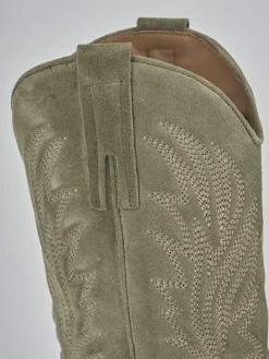 Discount Stivali tacco 7cm camoscio Donna Stivali Tacco Alto