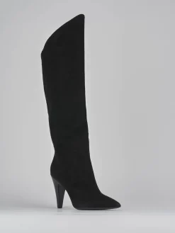 Clearance Stivali tacco 11cm camoscio Donna Stivali Tacco Alto