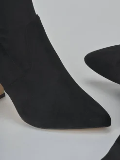 Discount Stivali tacco 9cm camoscio sostenible Donna Stivali Tacco Alto