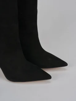 Stivali tacco 9cm camoscio Donna Stivali Tacco Alto