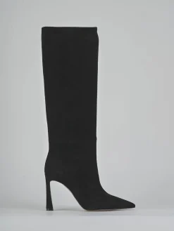 Discount Stivali tacco 9cm camoscio Donna Stivali Tacco Alto