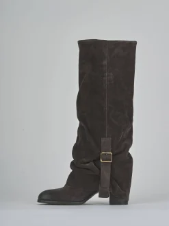 Best Stivali tacco 8cm camoscio testa Donna Stivali Tacco Alto