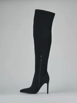 Best Stivali tacco 10cm camoscio sostenible Donna Stivali Tacco Alto