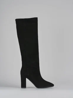 Discount Stivali tacco 9cm camoscio Donna Stivali Tacco Alto