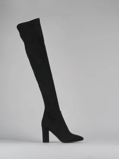 Clearance Stivali tacco 9cm camoscio Donna Stivali Tacco Alto