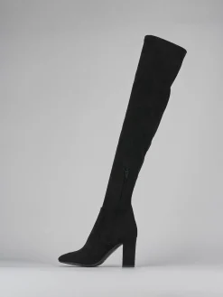 Clearance Stivali tacco 9cm camoscio Donna Stivali Tacco Alto