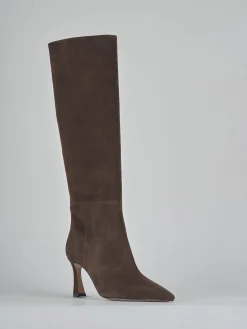 Best Stivali tacco 8cm camoscio testa Donna Stivali Tacco Alto