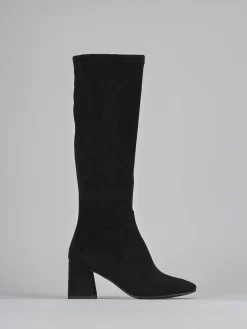 Clearance Stivali tacco 7cm camoscio Donna Stivali Tacco Alto