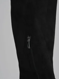 Clearance Stivali tacco 7cm camoscio Donna Stivali Tacco Alto