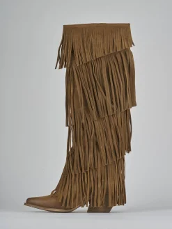 New Stivali tacco 5cm camoscio Donna Stivali Tacco Alto