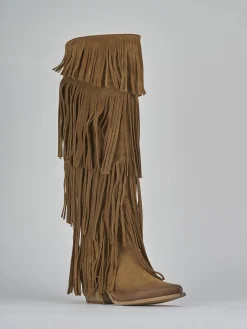 New Stivali tacco 5cm camoscio Donna Stivali Tacco Alto