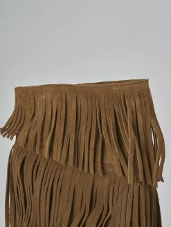 New Stivali tacco 5cm camoscio Donna Stivali Tacco Alto