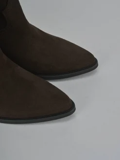 Stivali tacco 6cm camoscio testa Donna Stivali Tacco Alto