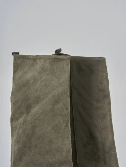 Best Stivali tacco 3cm camoscio Donna Stivali Tacco Basso