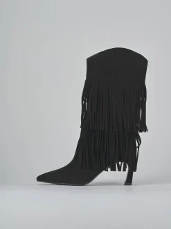 New Stivali tacco 7cm camoscio Donna Stivali Tacco Alto