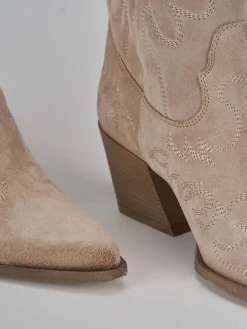 Clearance Stivali tacco 6cm camoscio Donna Stivali Tacco Alto