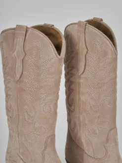 Clearance Stivali tacco 6cm camoscio Donna Stivali Tacco Alto