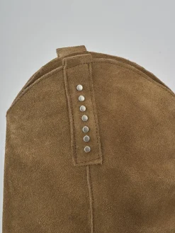 Discount Stivali tacco 7cm camoscio Donna Stivali Tacco Alto