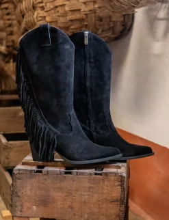 New Stivali tacco 8cm camoscio Donna Stivali Tacco Alto