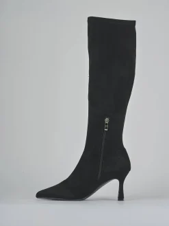 Stivali tacco 7cm camoscio sostenible Donna Stivali Tacco Alto