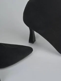 Stivali tacco 7cm camoscio sostenible Donna Stivali Tacco Alto