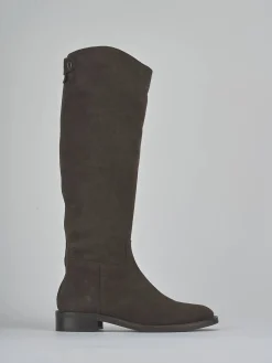 Stivali tacco 3cm camoscio testa Donna Stivali Tacco Basso