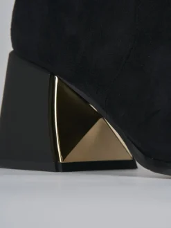 Clearance Stivali tacco 6cm camoscio Donna Stivali Tacco Alto