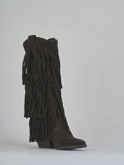 Online Stivali tacco 6cm camoscio testa Donna Stivali Tacco Alto