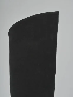 Outlet Stivali tacco 6cm camoscio Donna Stivali Tacco Alto