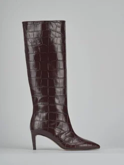 Outlet Stivali tacco 7cm cocco bordo' Donna Stivali Tacco Alto