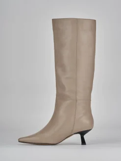 Online Stivali tacco 5cm pelle Donna Stivali Tacco Alto