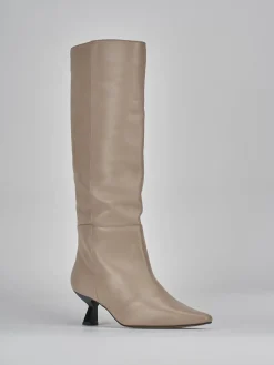 Online Stivali tacco 5cm pelle Donna Stivali Tacco Alto