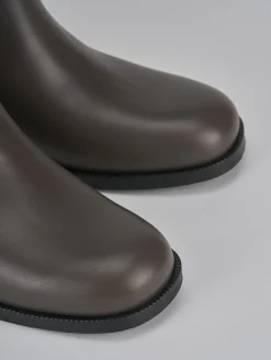 Stivali tacco 4cm pelle Donna Stivali Tacco Basso