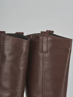 Best Stivali tacco 2cm pelle Donna Stivali Tacco Basso