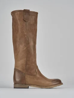 Best Stivali tacco 1cm pelle Donna Stivali Tacco Basso