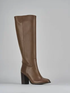 Online Stivali tacco 8cm pelle Donna Stivali Tacco Alto