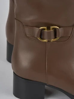 New Stivali tacco 4cm pelle Donna Stivali Tacco Basso